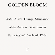 GOLDEN BLOOM - Bougie Bijoux